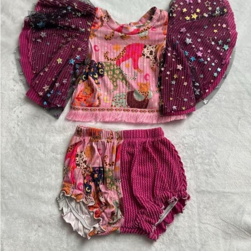 Custom handmade leopard in jackets set